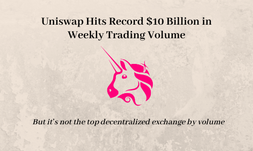 Uniswap Hits Record $10 Billion in Weekly Trading Volume