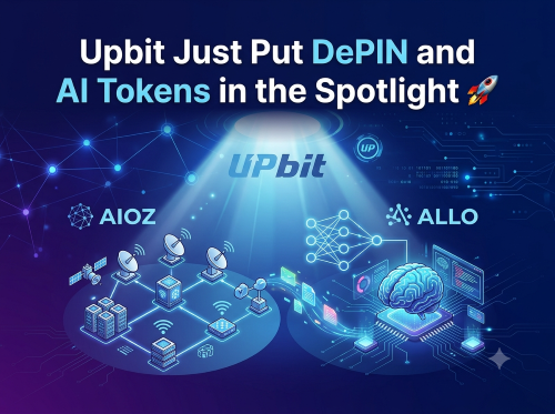 Upbit Just Put DePIN and AI Tokens in the Spotlight