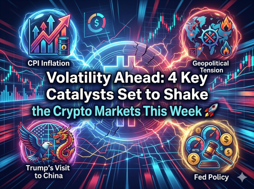 Volatility Ahead: 4 Key Catalysts Set to Shake the Crypto Markets This Week