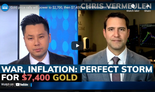 War, Inflation - Perfect Storm For Gold