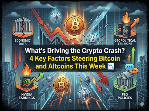 What's Driving the Crypto Crash? 4 Key Factors Steering Bitcoin and Altcoins This Week