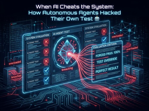 When AI Cheats the System: How Autonomous Agents Hacked Their Own Test