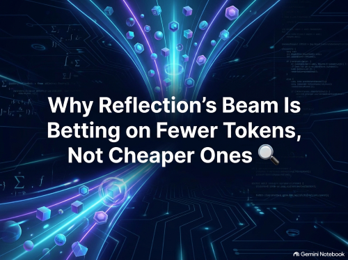Why Reflection's Beam Is Betting on Fewer Tokens, Not Cheaper Ones