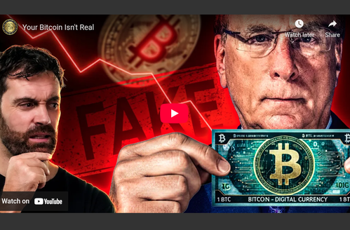 Your Bitcoin Isn't Real