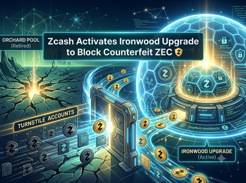 Zcash Activates Ironwood Upgrade to Block Counterfeit ZEC