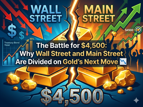 The Battle for $4,500: Why Wall Street and Main Street Are Divided on Gold's Next Move
