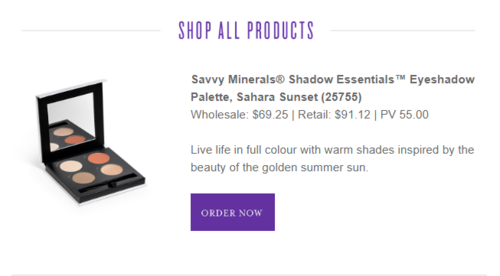 Savvy Minerals® Shadow Essentials™ Eyeshadow Palette, Sahara Sunset (25755)