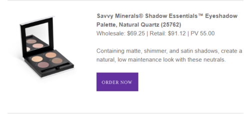 Savvy Minerals® Shadow Essentials™ Eyeshadow Palette, Natural Quartz (25762)