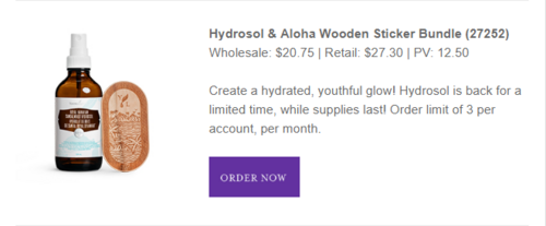 Hydrosol & Aloha Wooden Sticker Bundle (27252)