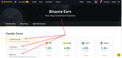 binance finance